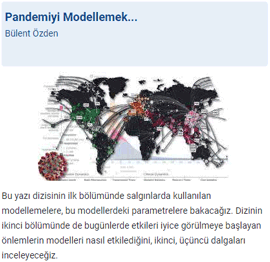 Pandemiyi Modellemek... Bülent Özden - Adalı Dergisi Mayıs 2020 Sayı 179