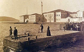1800 yılında Heybeliada İskelesi