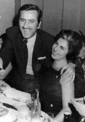 Necmi Tanyolaç 1960’larda eşi Nilüfer hanım ile bir davette