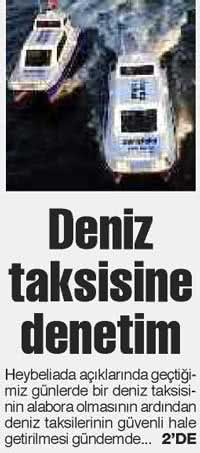 Deniz Taksi Yönergesi