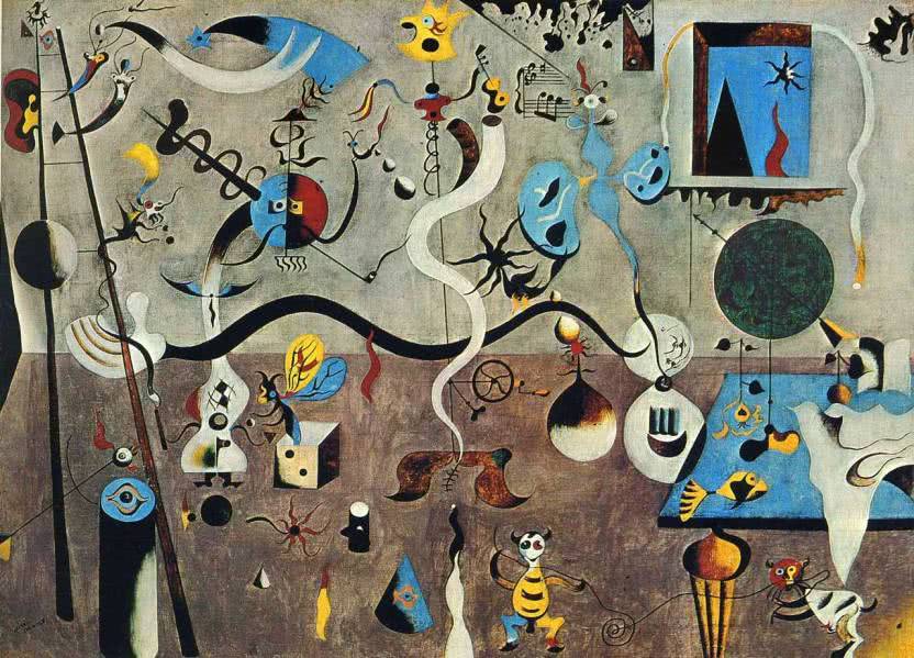 Joan Miro - Harlequin&#039;s Carnival - 1925