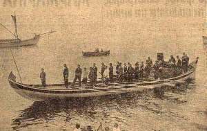 1915 civarında Marmaralı balıkçılar