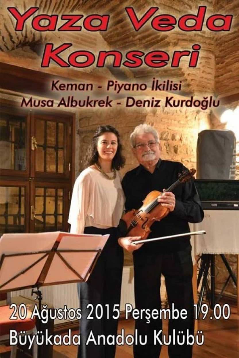 Yaza Veda Konseri Keman-Piyano İkilisi Musa