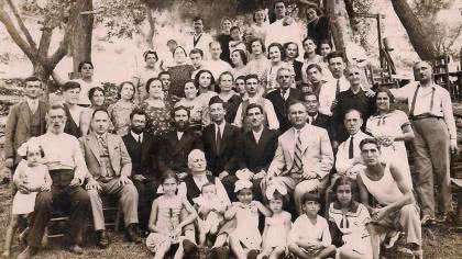 Marmaralı Rumlar Burgazada&#039;da, 1 Ağustos 1936 (Theofanidis arşivi)